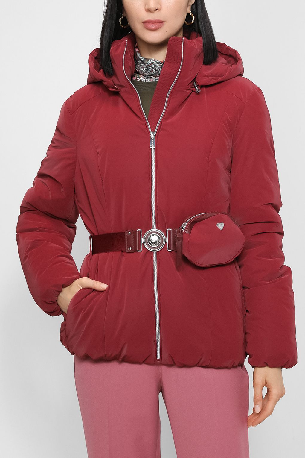 Куртка женская Loft LF2030287 бордовая M
