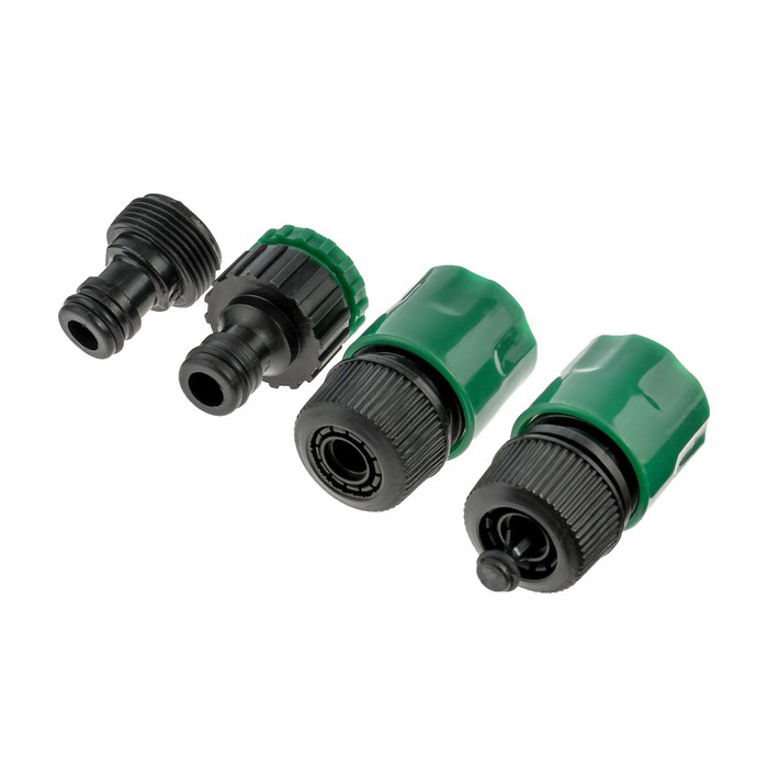 

Набор коннекторов Greengo 1/2 4шт 3845346, Зеленый;черный