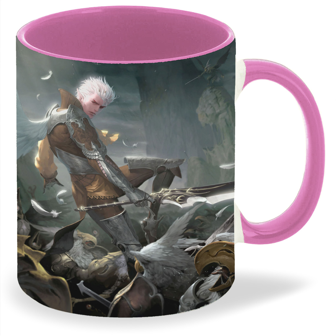 

Кружка CoolPodarok lineage 2 kamael Битва Камаэли, lineage 2 kamael Битва Камаэли