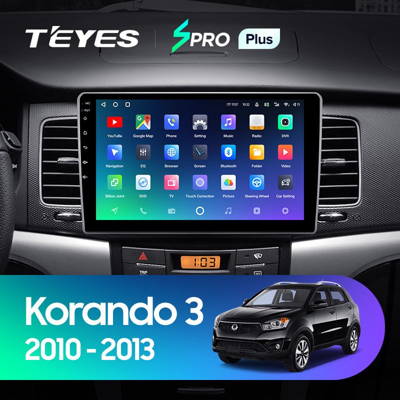 Штатная магнитола Teyes SPRO Plus 464 SsangYong Korando 3 2010-2013 3290000₽