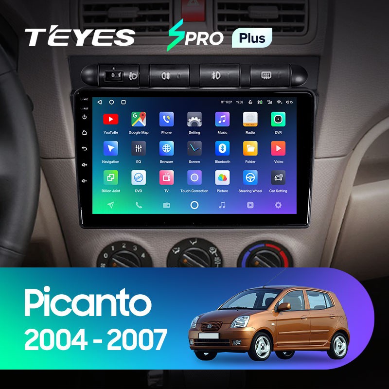 Штатная магнитола Teyes SPRO Plus 464 Kia Picanto SA Morning 2004-2007 3220000₽