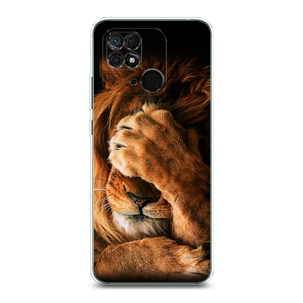 

Чехол Awog на Xiaomi Redmi 10C "Львиный стыд", Разноцветный, 313450-1