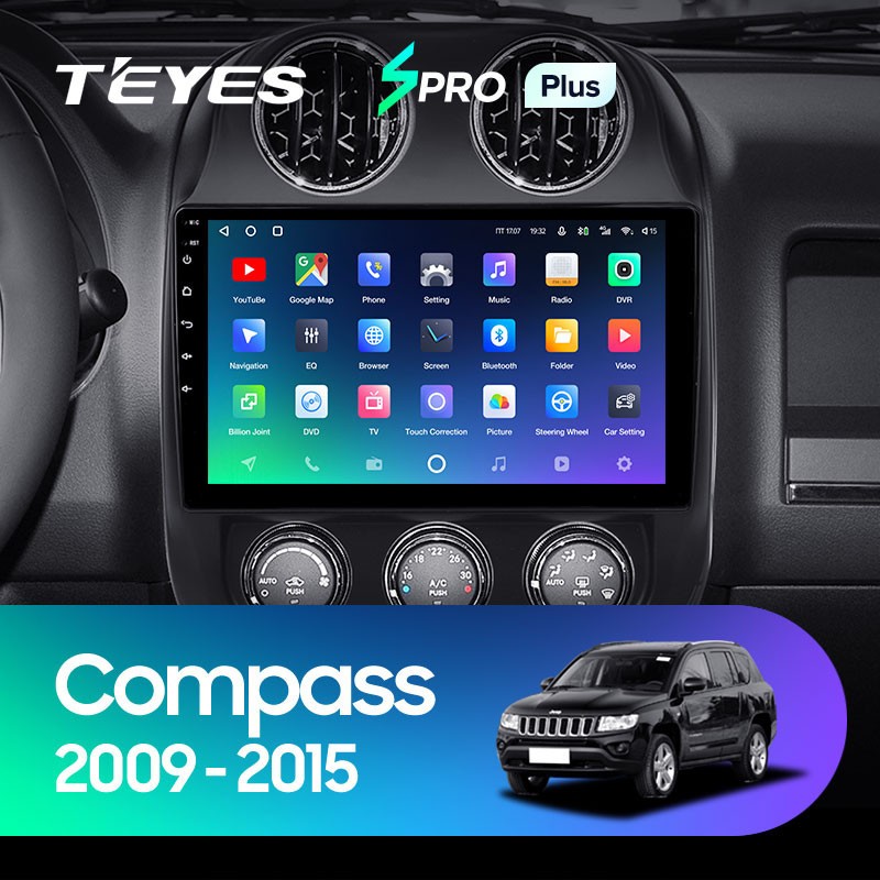Штатная магнитола Teyes SPRO Plus 464 Jeep Compass 1 MK 2009-2015 3430000₽