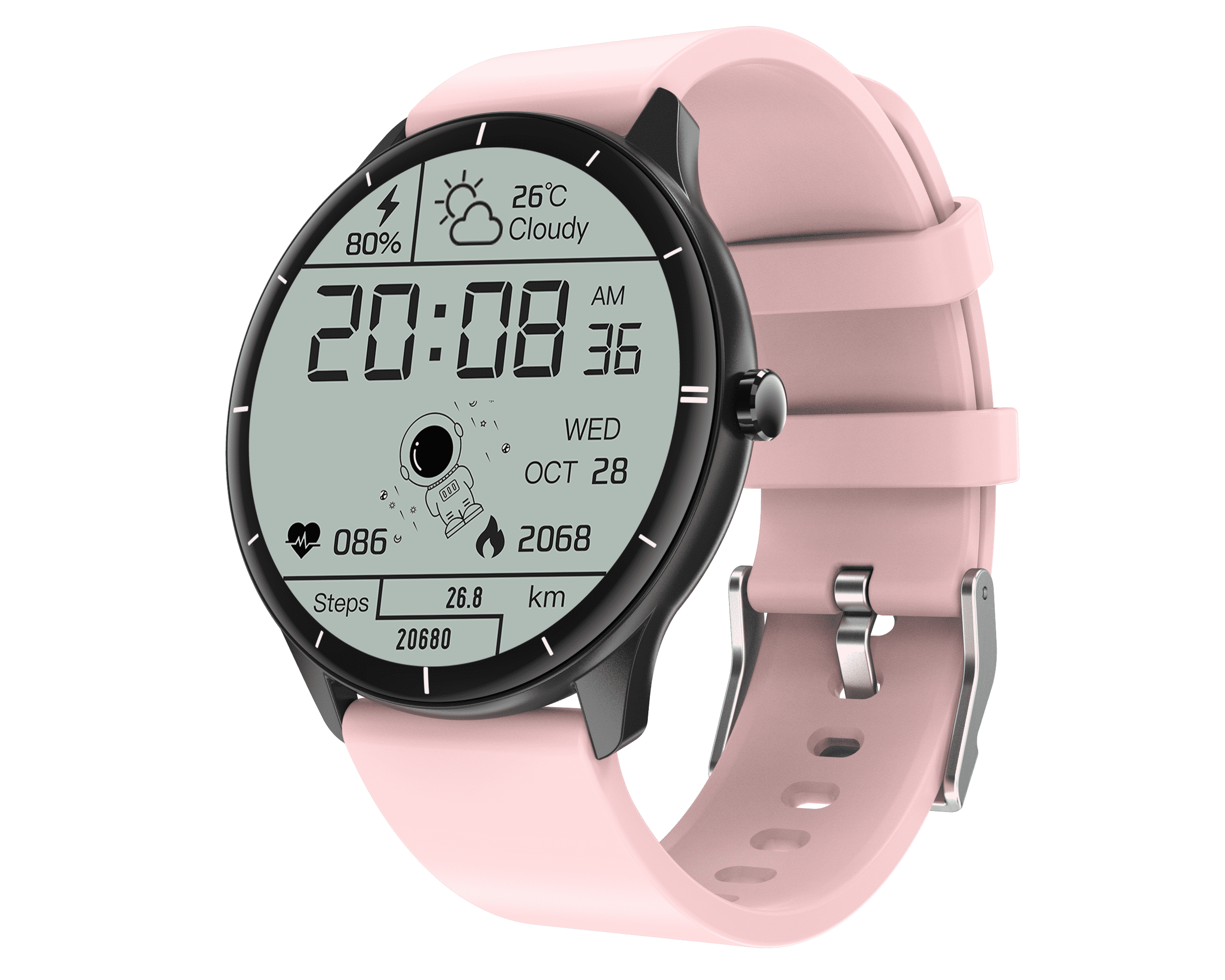 Смарт-часы Smart Watch GARSline Q21 розовые