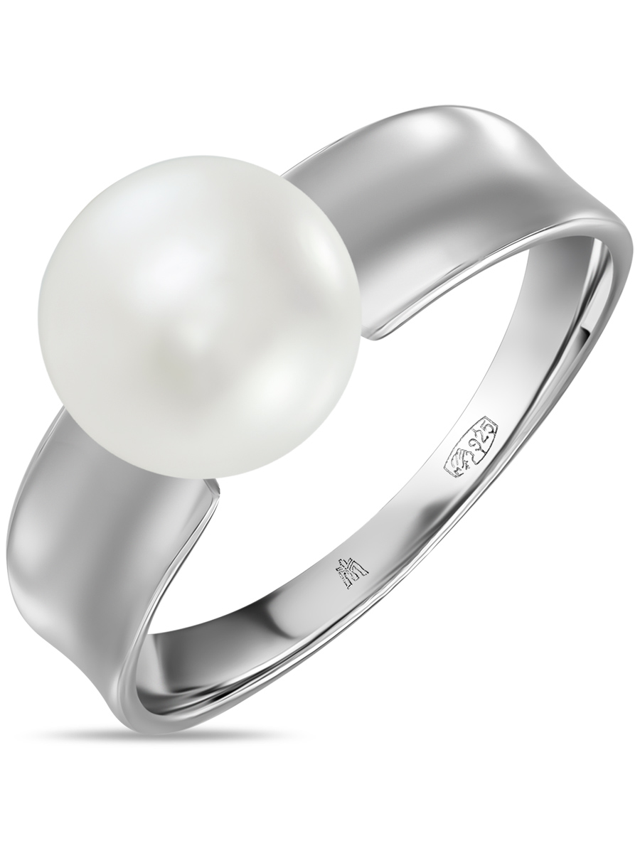 Кольцо из серебра с жемчугом р.16,5 MIUZ Diamonds R2036-KL-841