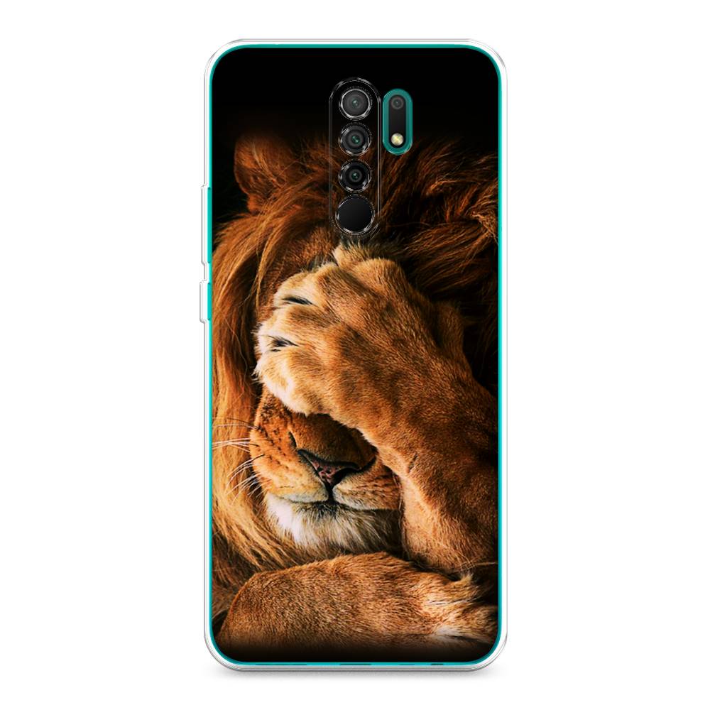 

Чехол Awog на Xiaomi Redmi 9 "Львиный стыд", Разноцветный, 38350-1