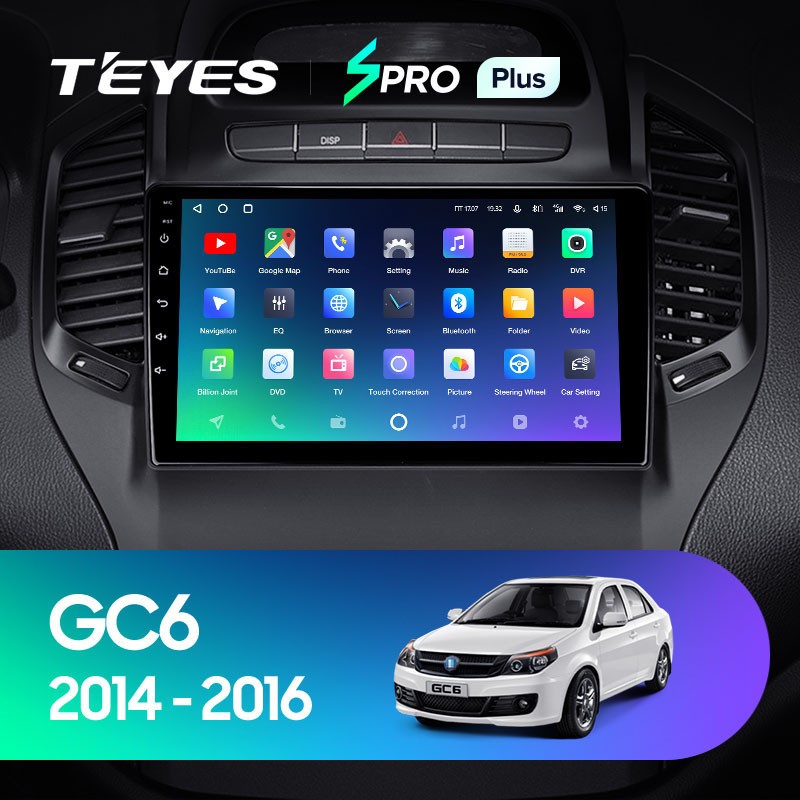 Штатная магнитола Teyes SPRO Plus 464 Geely GC6 1 2014-2016 3290000₽