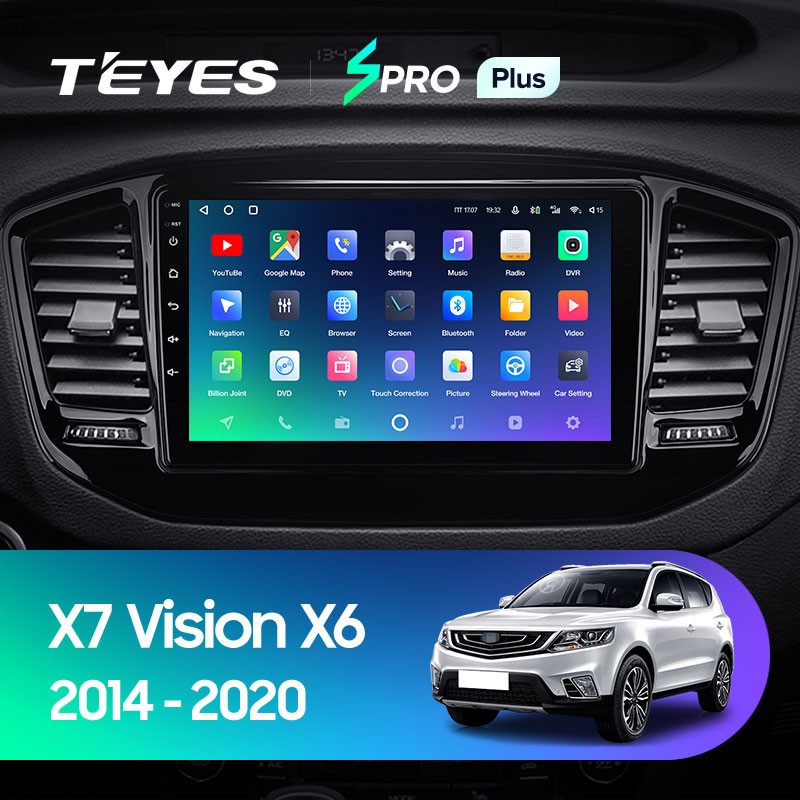 Штатная магнитола Teyes SPRO Plus 464 Geely Emgrand X7 2014-2020 3340000₽