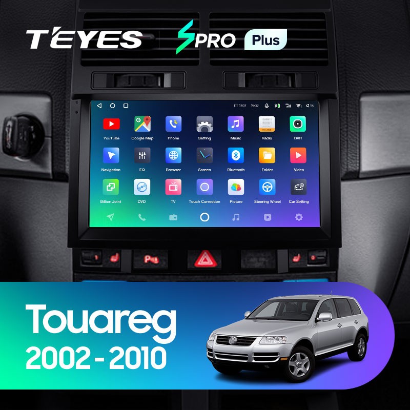 Штатная магнитола Teyes SPRO Plus 432 Volkswagen Touareg GP 2002-2010 F1 3657000₽