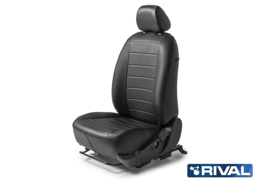 

RIVAL SC.4101.1 Авточехлы (задняя спинка 40 20 40, рисунок Строчка) 1шт, Черный