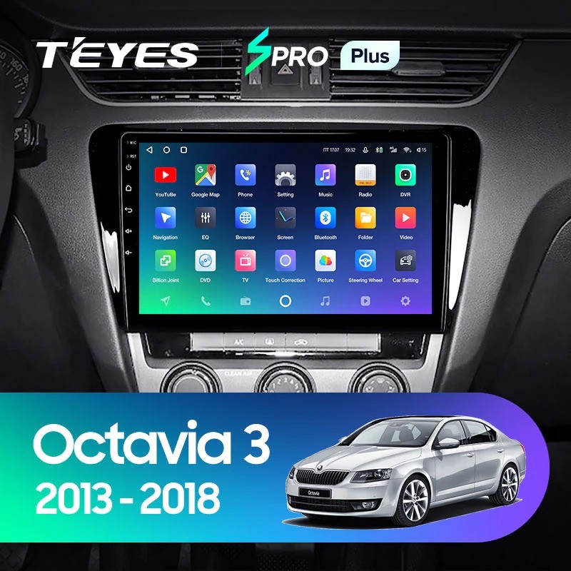 Штатная магнитола Teyes SPRO Plus 432 Skoda Octavia 3 A7 2013-2018 Тип-A 3050000₽