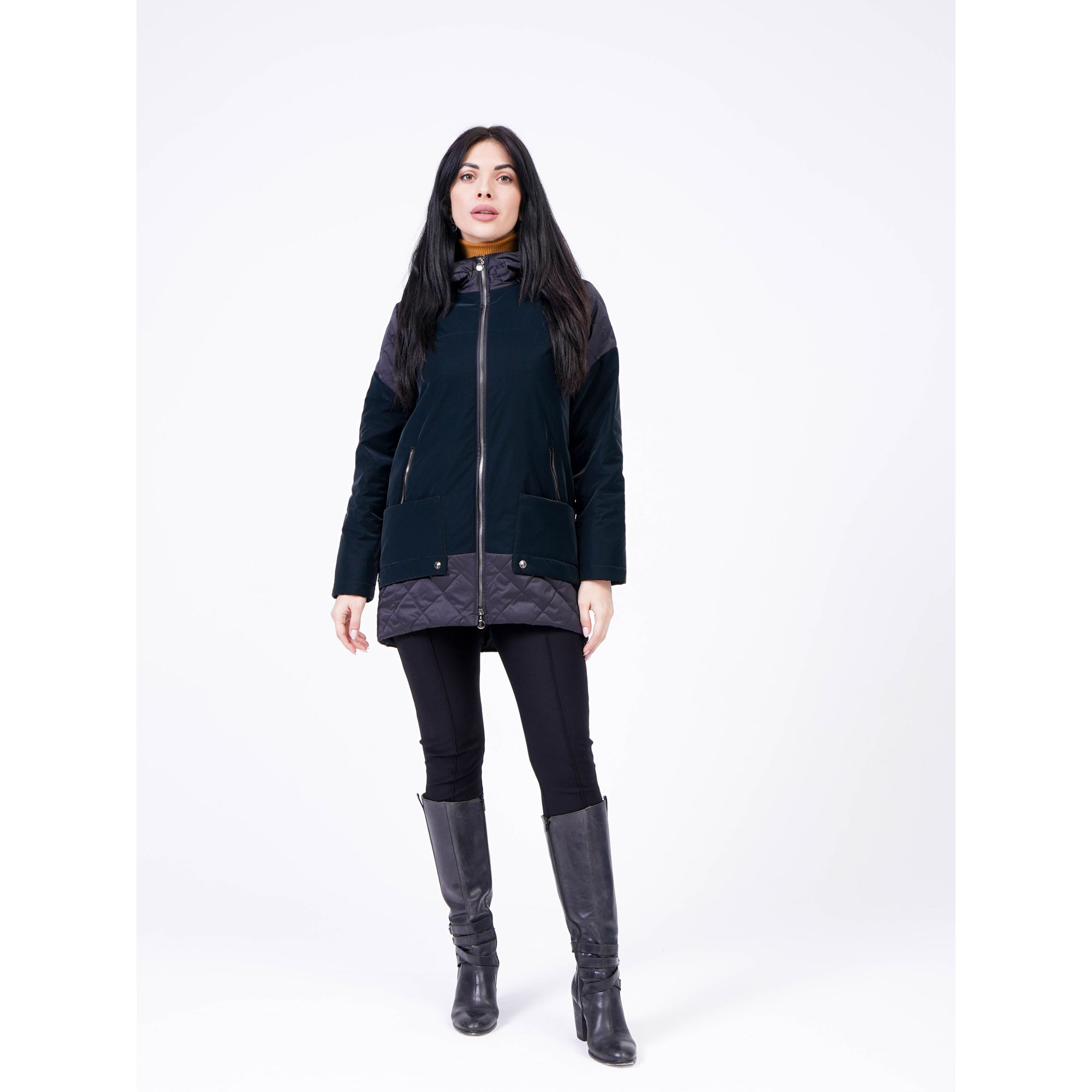 

Пальто женское Maritta 27-3017-41 зеленое 44 EU, Зеленый, 27-3017-41