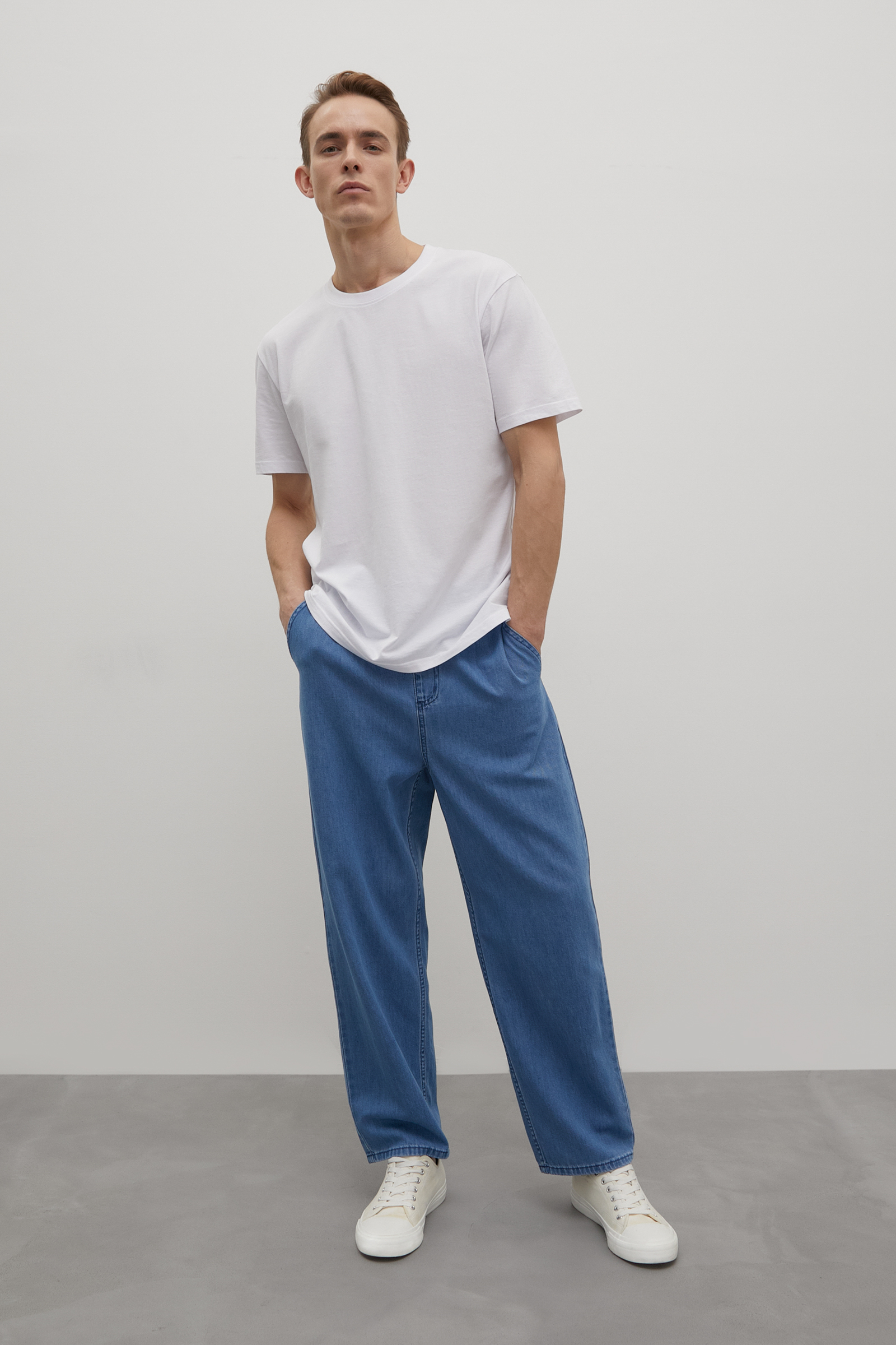 Джинсы мужские Finn Flare FSD25016 синие W40/L34