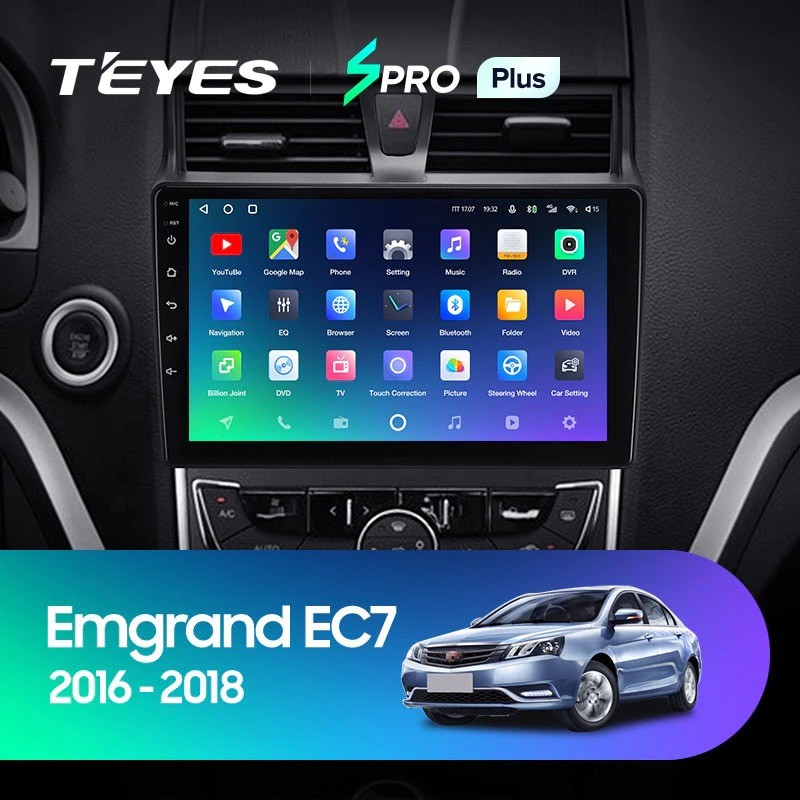 Штатная магнитола Teyes SPRO Plus 432 Geely Emgrand EC7 2016-2018 3404000₽
