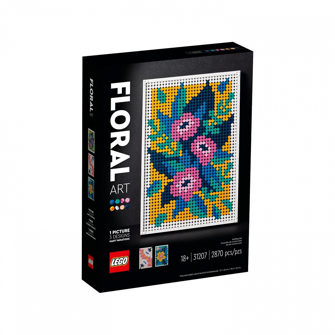 Конструктор LEGO 31207 Floral Art Set, 2870 деталей