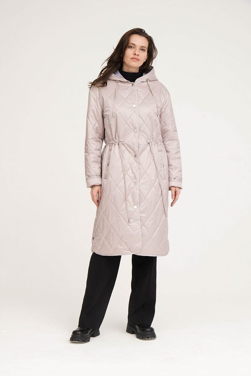 Пальто женское Avi A-14002-34 бежевое 48 EU, Бежевый, A-14002-34