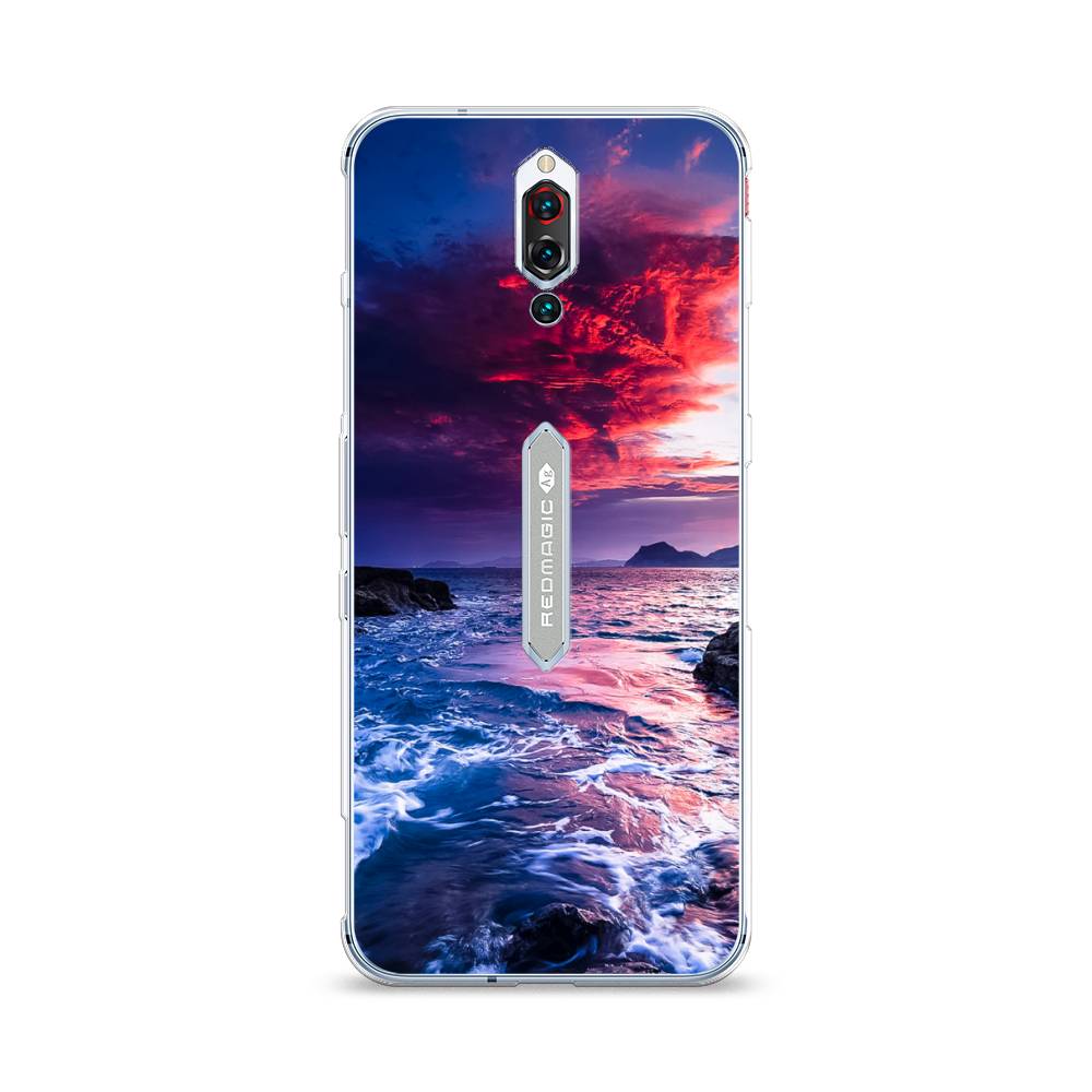 

Чехол Awog на ZTE Red Magic 5S / ЗТЕ Red Magic 5S "Волны 1", Разноцветный, 134250-4