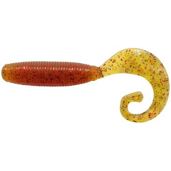 

Силикон Reins Fat G Tail Grab2"566 Motor Oil Red Flake, Коричневый, 00-00001147