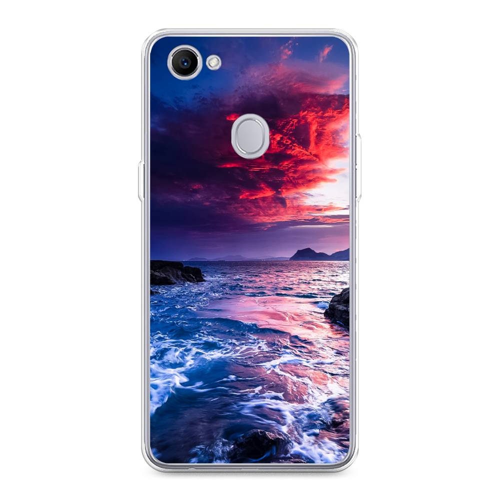 

Чехол Awog на Oppo F7 "Волны 1", Разноцветный, 250350-4