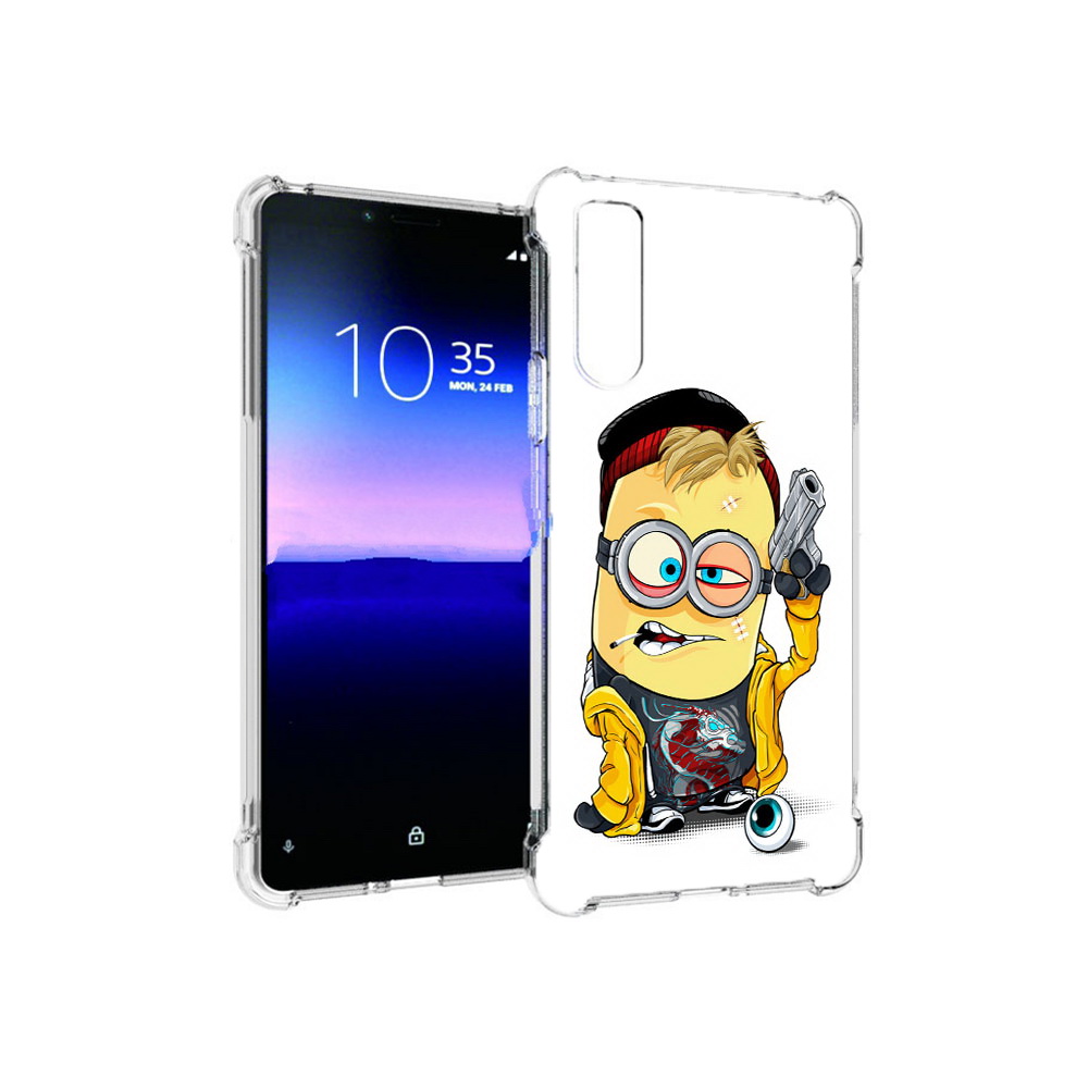 

Чехол MyPads Tocco для Sony Xperia 10 II миньон бандит (PT158941.227.475), Прозрачный, Tocco