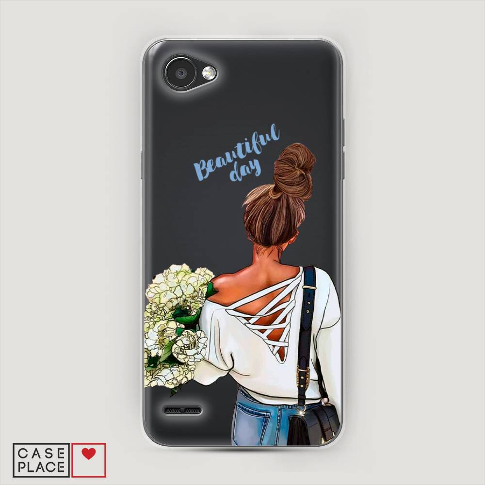 

Чехол Awog на LG Q6 "Beautiful day vector", Коричневый;белый;зеленый, 83150-6