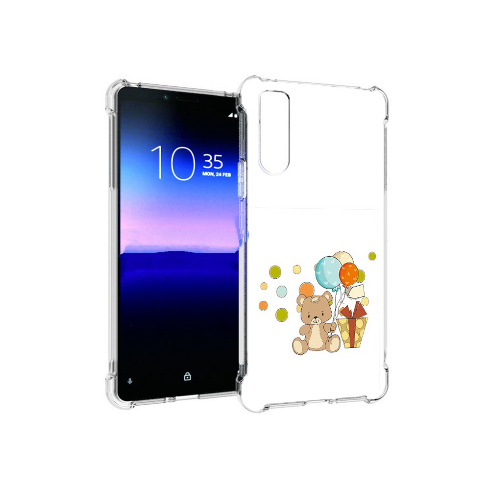 

Чехол MyPads Tocco для Sony Xperia 10 II медвеженок с подарком (PT158941.227.470), Прозрачный, Tocco