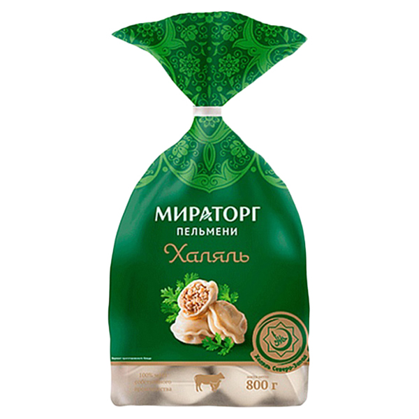 Пельмени Мираторг Халяль с говядиной и курицей 800 г