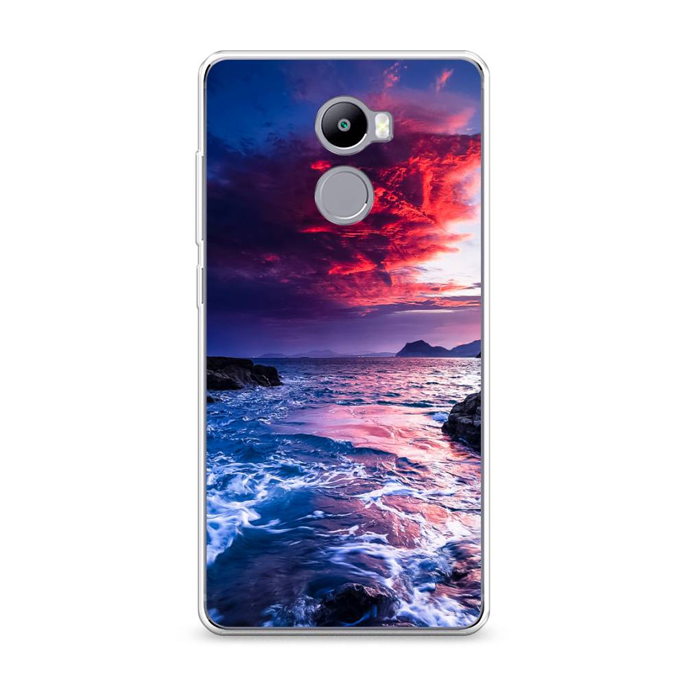

Чехол Awog на Xiaomi Redmi 4 "Волны 1", Разноцветный, 31150-4