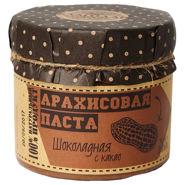 

Паста Благодар арахисовая с какао 300 г