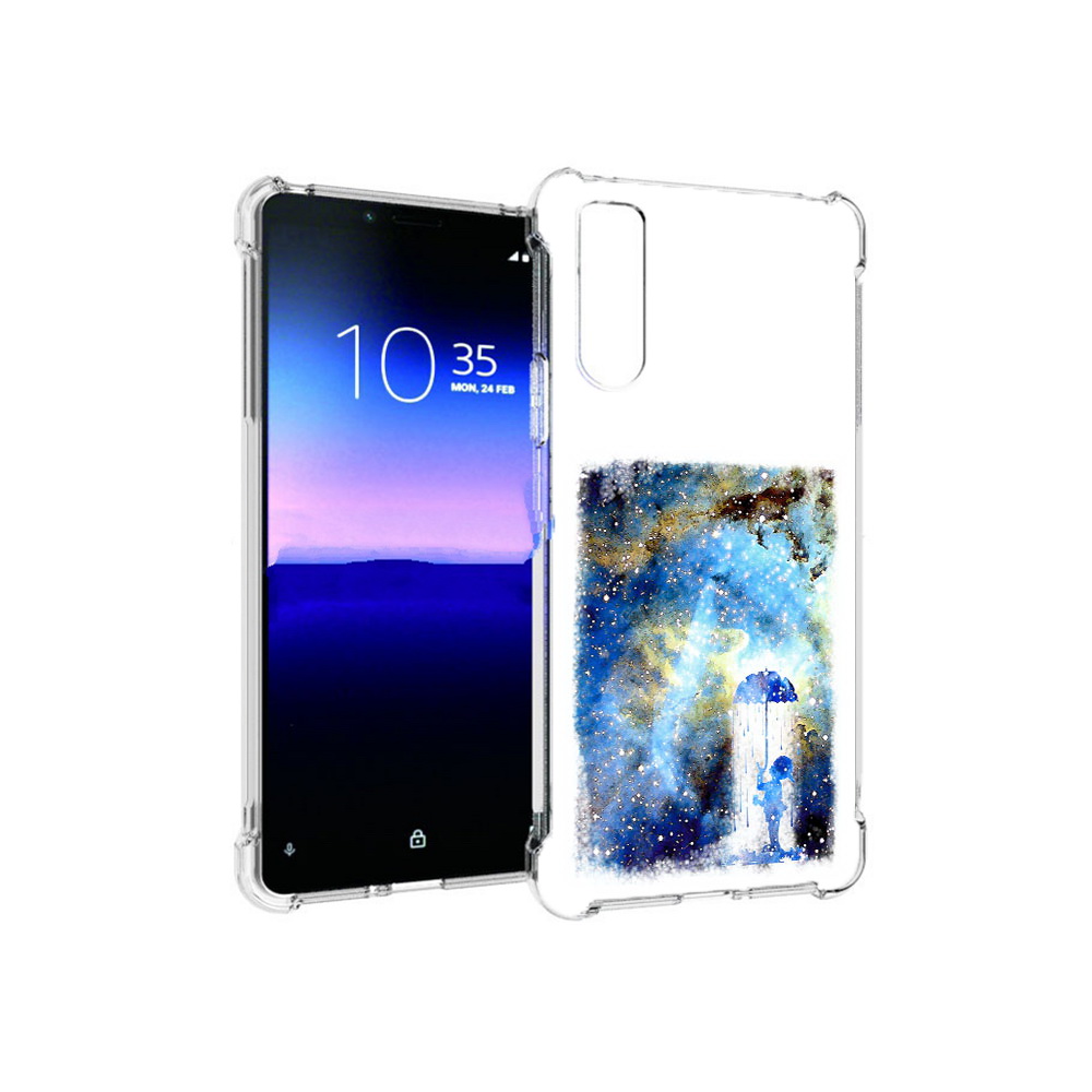 

Чехол MyPads Tocco для Sony Xperia 10 II мальчик в небе (PT158941.227.455), Прозрачный, Tocco