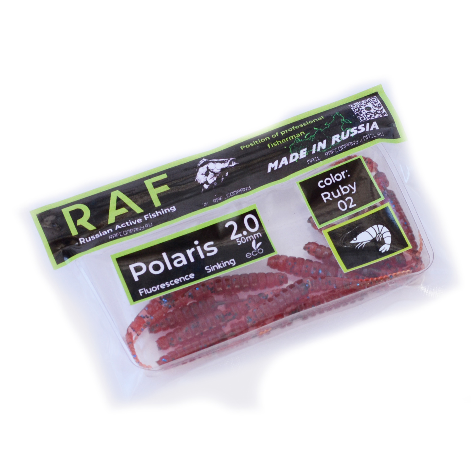 

Силикон Raf Polaris 2.0" Rubin 2, Красный, 00-00027166