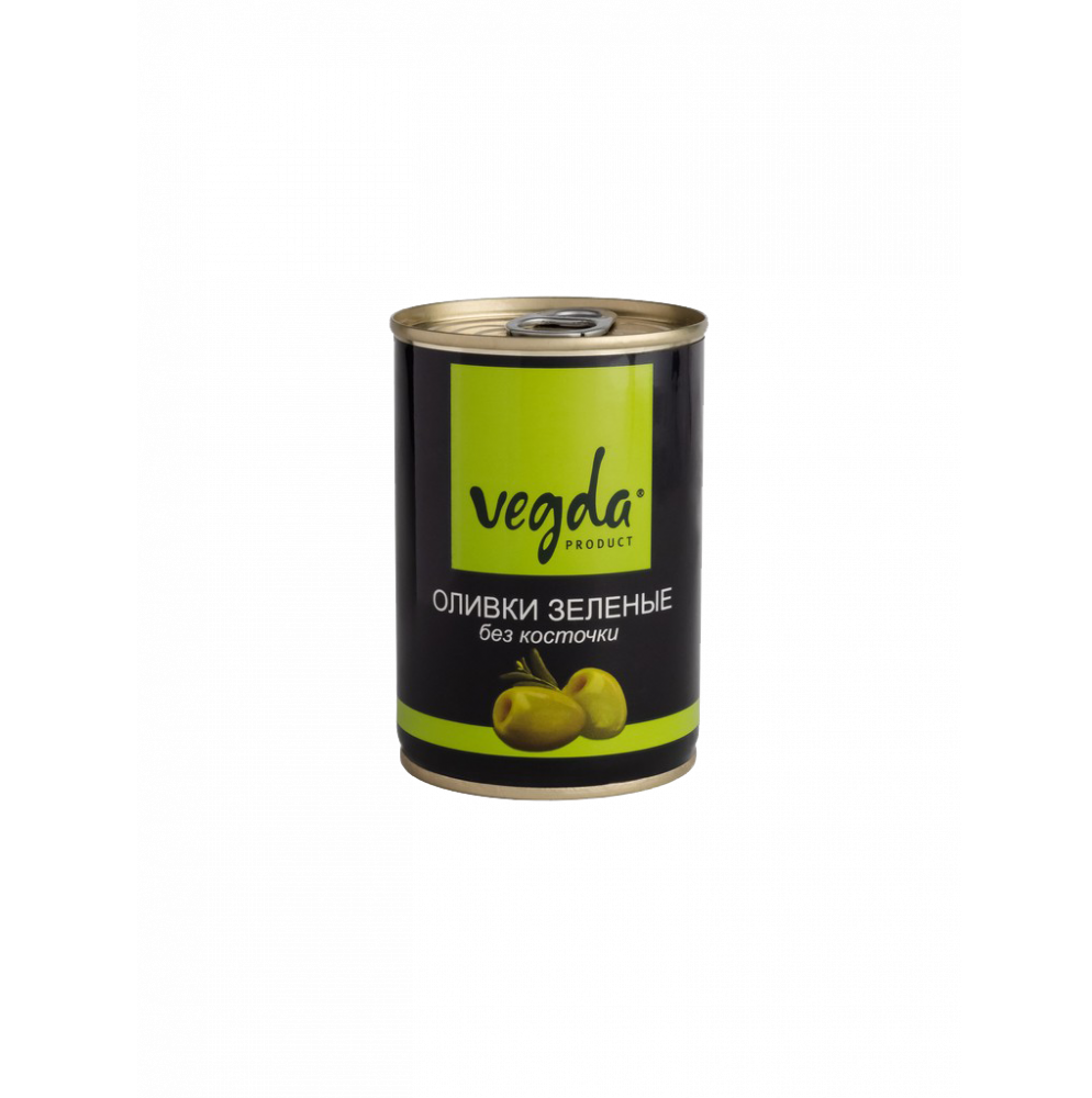 

Оливки Vegda product Зеленые без косточки 300 г