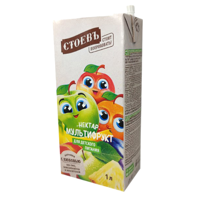 

Нектар Стоевъ мультифрукт 1 л