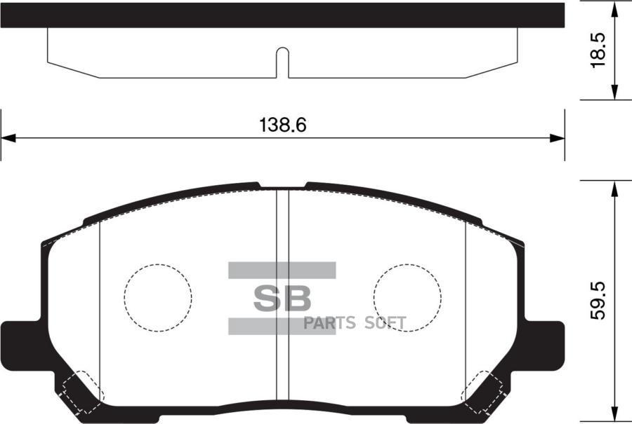 

Тормозные колодки Sangsin brake передние SP1384