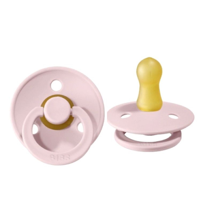 

Пустышка BIBS Colour латексная 0+ мес. Blossom, Розовый
