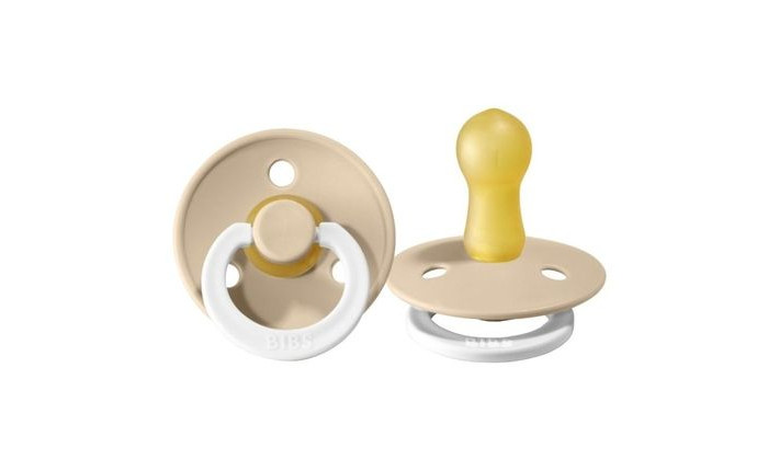 

Пустышка BIBS Colour Glow латексная ночная 18+ мес. Vanilla, Бежевый;белый, 300257