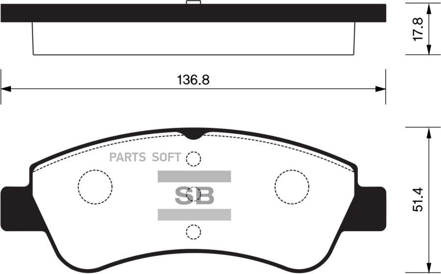 

Тормозные колодки Sangsin brake передние SP1241