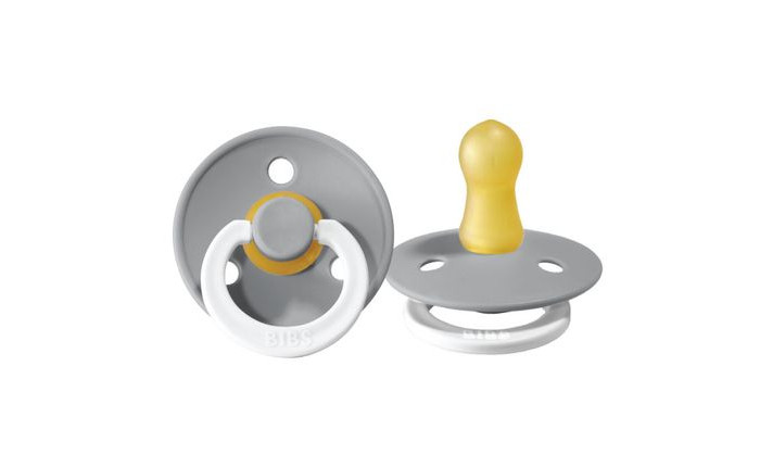 

Пустышка BIBS Colour Glow латексная ночная 18+ мес. Cloud, Серый;белый, 300272