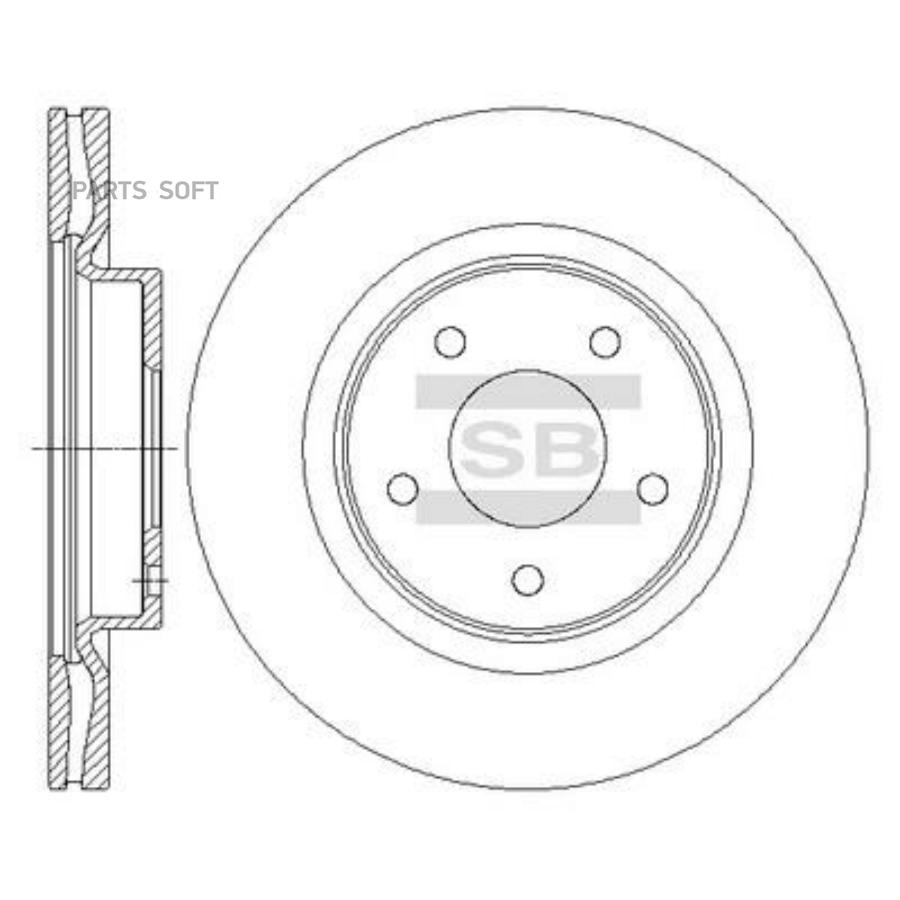 

Тормозный колодки Sangsin brake передний для Nissan Teana J32 2008- SD4223