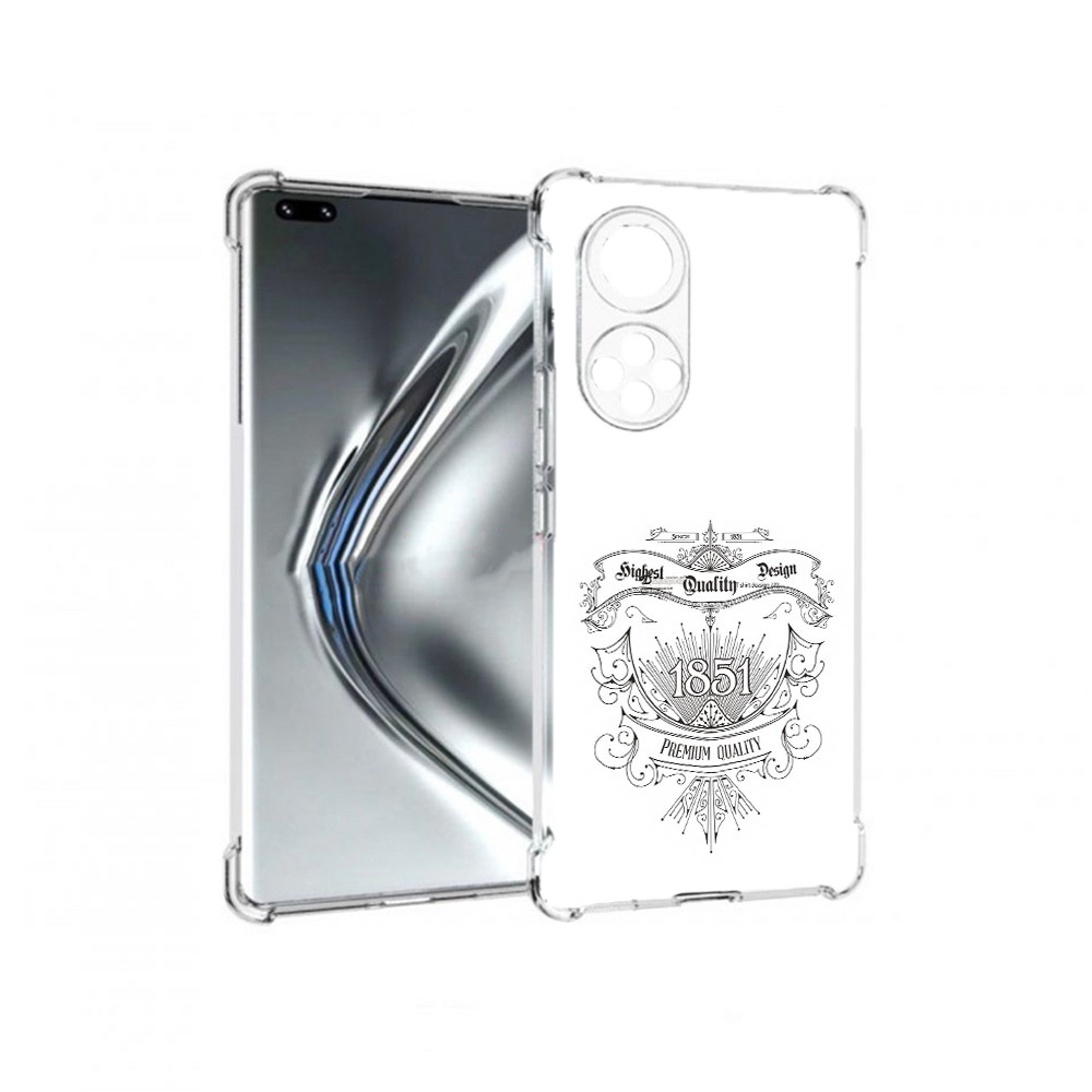 

Чехол MyPads Tocco для Honor 50 Pro логотип 1851 год (PT195008.23.444), Прозрачный, Tocco