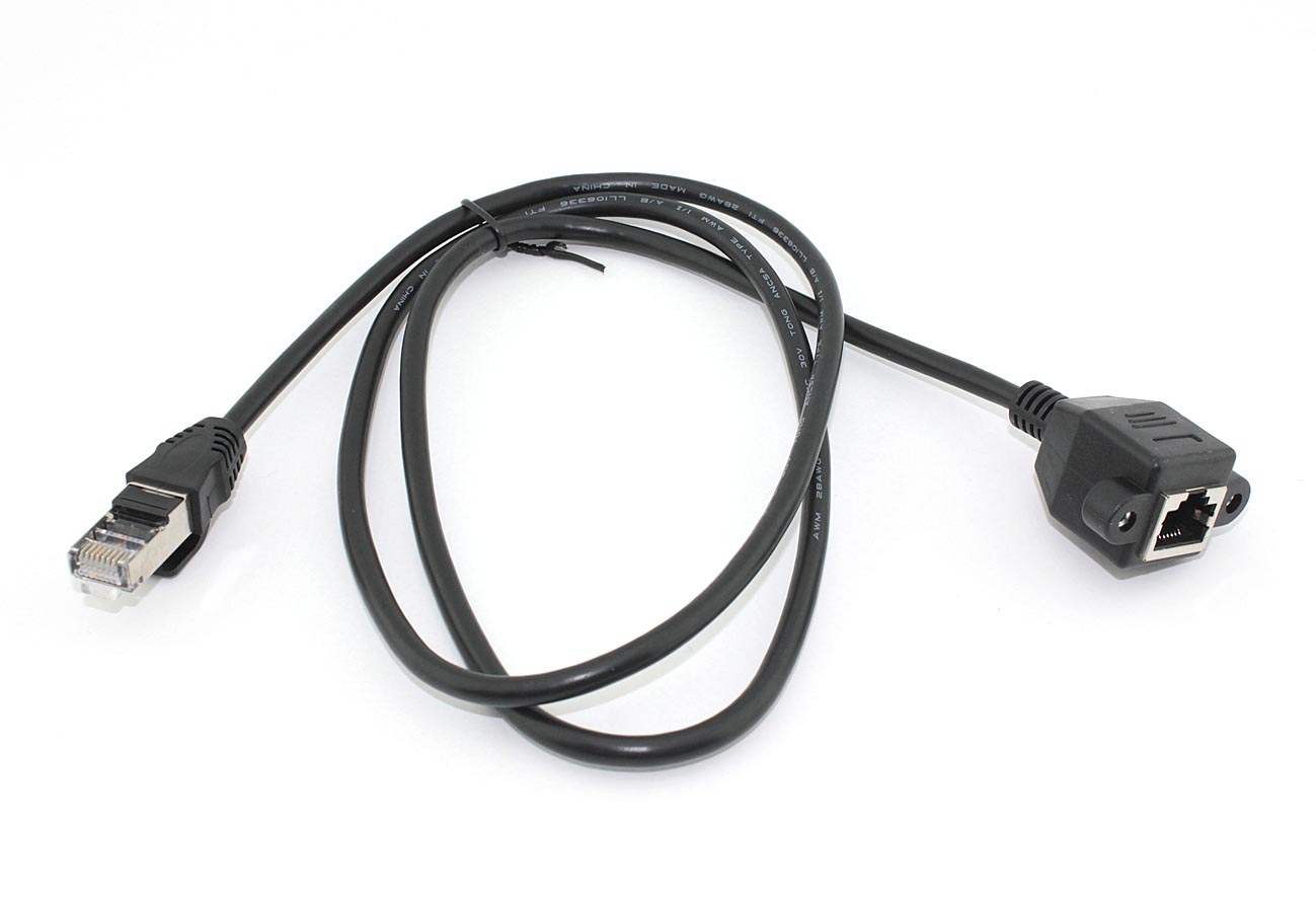

Удлинитель OEM RJ45 1m, Чёрный
