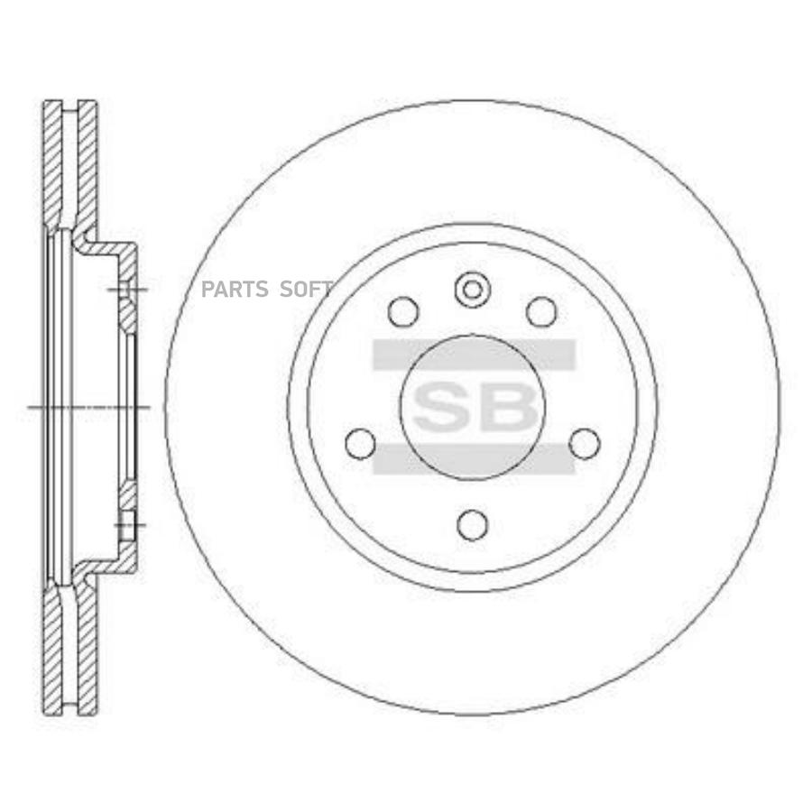 

Диск тормозной передний SANGSIN BRAKE SD3047