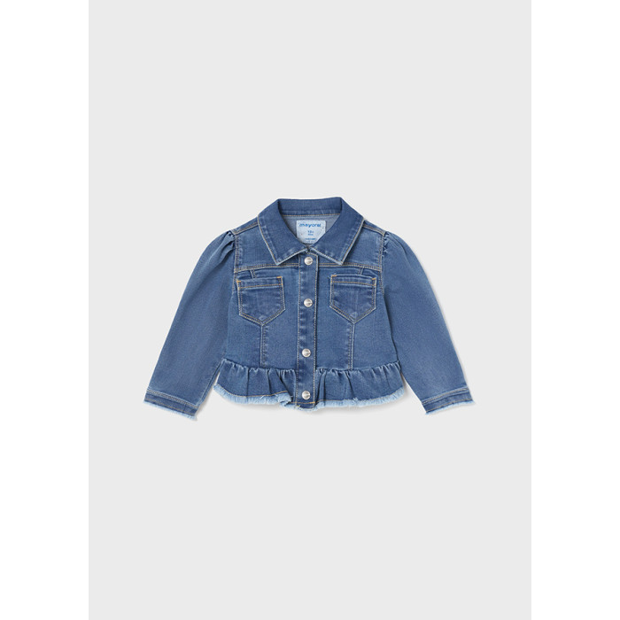 Куртка джинсовая детская Mayoral 1408, серый, 92