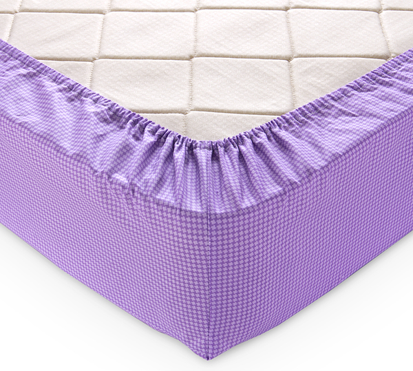 

Простыня на РЕЗИНКЕ из Перкали Текстура 7 сирень 200х200х25