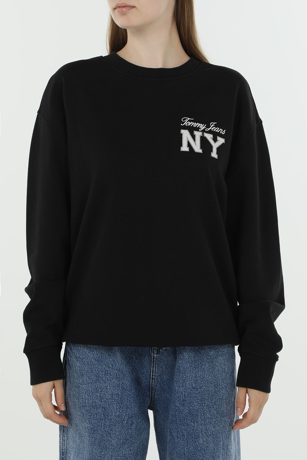

Свитшот женский Tommy Jeans DW0DW17788 черный XS, DW0DW17788