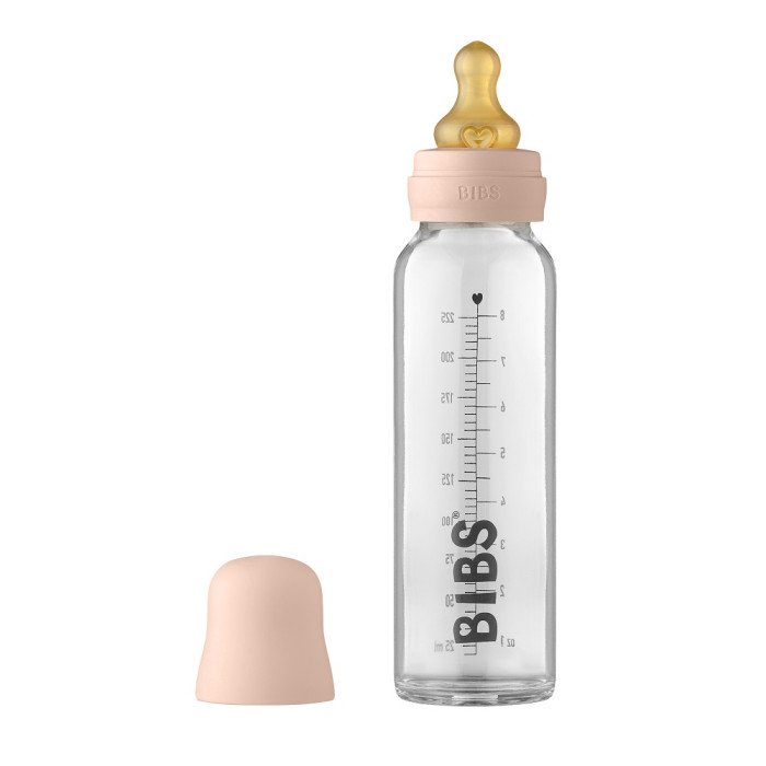 Бутылочка BIBS Baby Bottle Complete Set 225 мл (без бампера) Blush