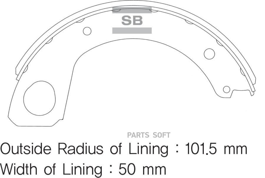 

Тормозные колодки Sangsin brake задние SA122