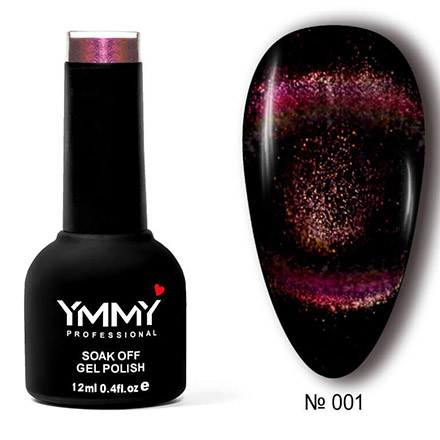 

Гель-лак YMMY Professional 9D Cat`s Eye №001