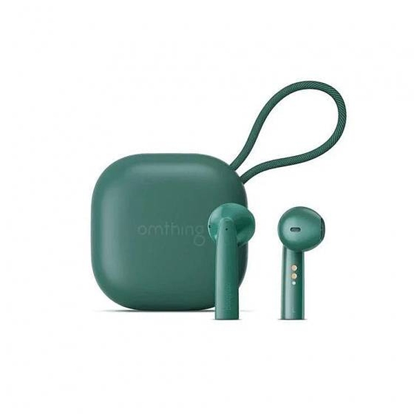 фото Беспроводные наушники omthing airfree pods green