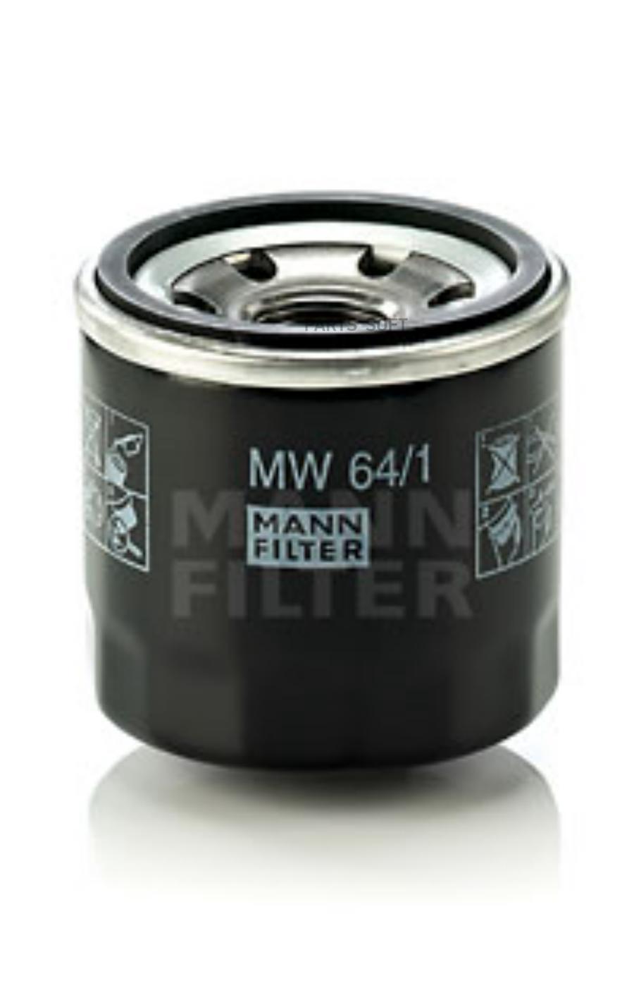 

Mann-Filter Масляный Фильтр Для Мотоциклов, Mw641 Mann Mw64/1